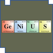 Genius Periodic Table Geeky T Shirt