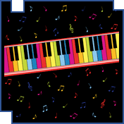 color piano keys T-Shirt