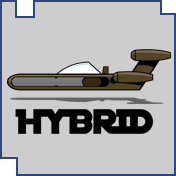 Geeky Hybrid Landspeeder T Shirt